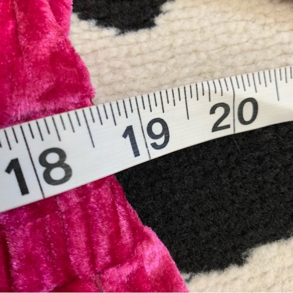 NWOT A New Day Velvet Hot Pink Long Sleeve Velour Jumpsuit Plus Size XXL - Picture 8 of 11